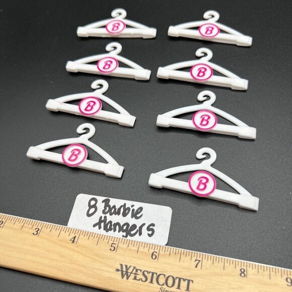 Barbie Doll Hangers Accessories 8 piece lot vintage 1999? - Picture 6 of 6